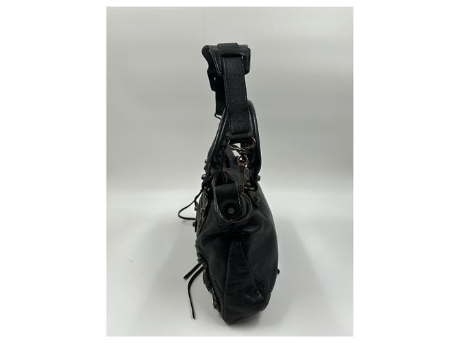 First Balenciaga Prima la pelle di agnello nera - vista 2
