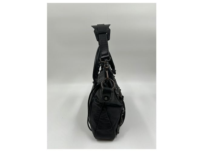 First Balenciaga Prima la pelle di agnello nera - vista 3