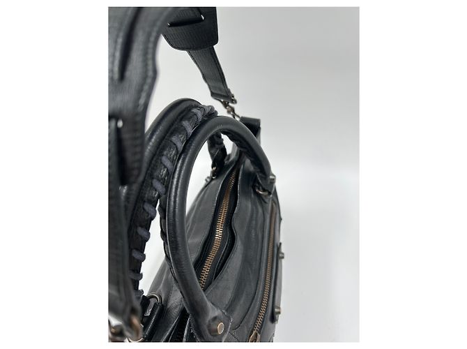 First Balenciaga Prima la pelle di agnello nera - vista 9