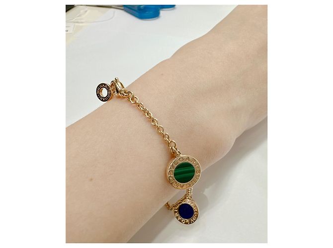 Bulgari Bvlgari 18K Bracciale in oro rosa e multi-pietra preziosa Gold hardware - vista 9