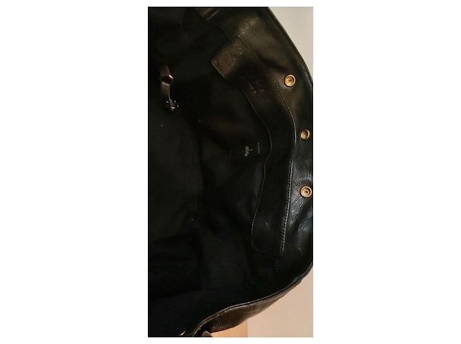Borsa Billy Jerome Dreyfuss Nera in Pelle Smaltata Nero - vista 5