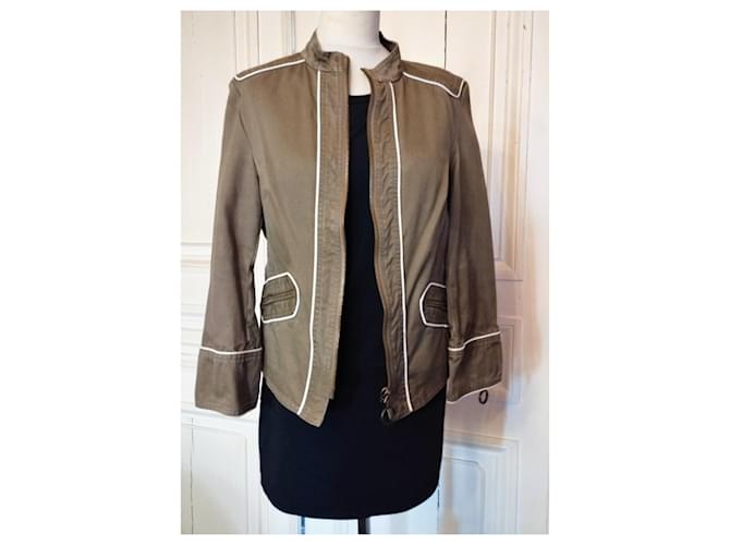 MARC JACOBS TRENDIGE JACKE 3 FLEICHEN MEDAILLONS TL ODER 40/42 Kastanie - Ansicht 3