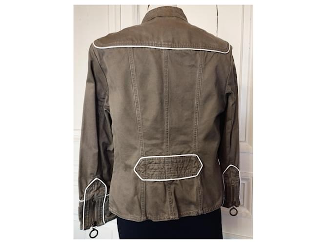 MARC JACOBS TRENDIGE JACKE 3 FLEICHEN MEDAILLONS TL ODER 40/42 Kastanie - Ansicht 4