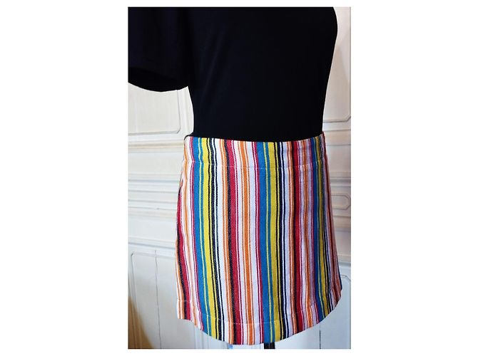 REGINA RUBENS FALDA RAMIE BAYADERE T 36/38 - vista 4