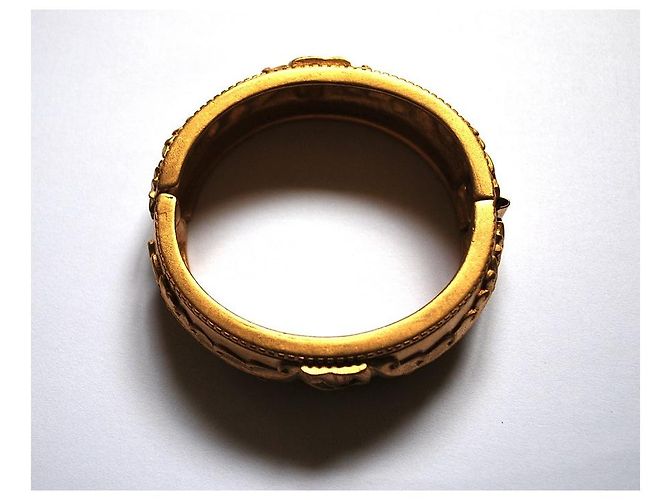 Bracciale Lanvin in acciaio dorato D'oro - vista 5
