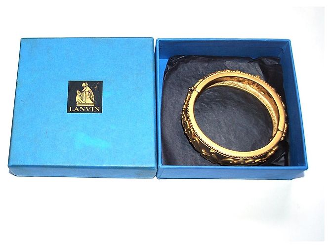 Bracciale Lanvin in acciaio dorato D'oro - vista 6