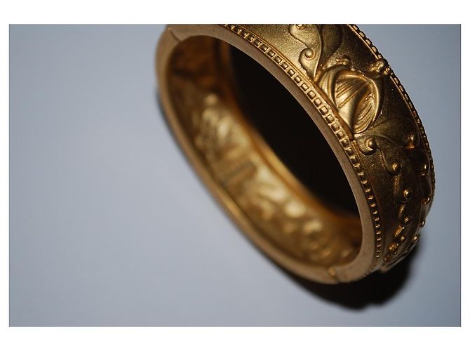 Bracciale Lanvin in acciaio dorato D'oro - vista 7