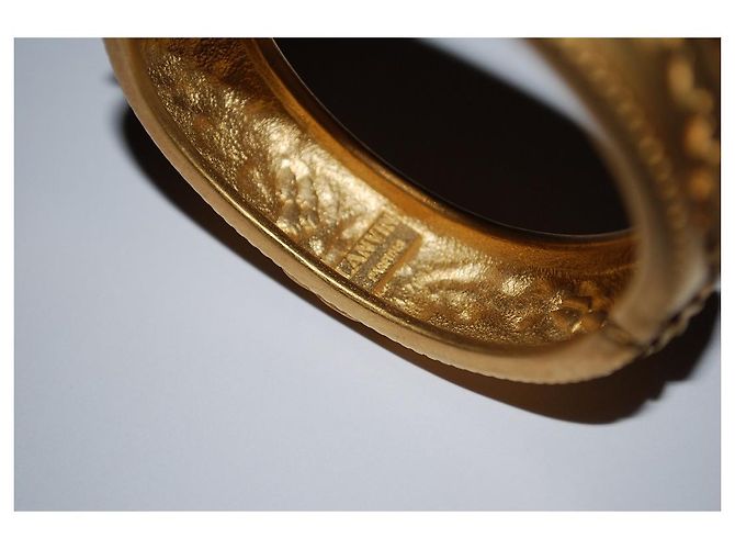 Bracciale Lanvin in acciaio dorato D'oro - vista 8