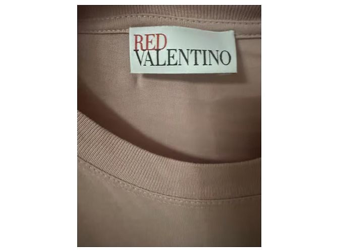 Vestido Red Valentino de algodón rosa - vista 3