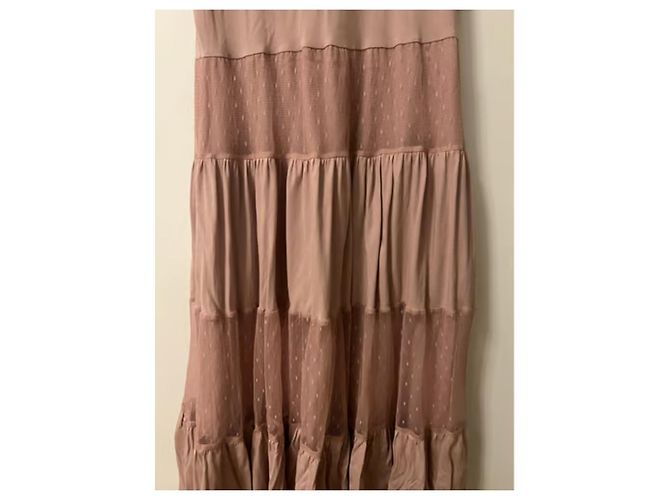 Vestido Red Valentino de algodón rosa - vista 4