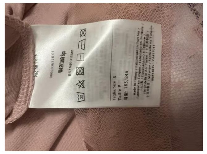Vestido Red Valentino de algodón rosa - vista 5
