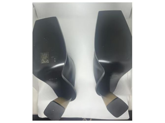 Mules Givenchy in pelle nera con tacco 10cm Nero - vista 6