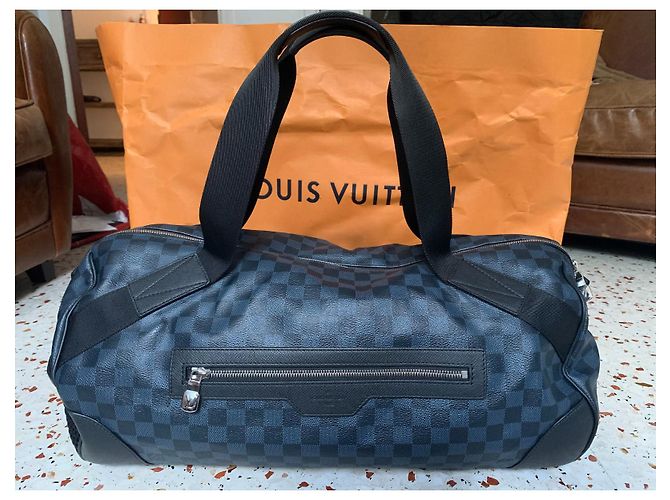 Polochon Louis Vuitton Matchpoint Cobalto Blu - vista 2