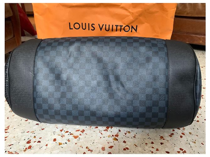 Polochon Louis Vuitton Matchpoint Cobalto Blu - vista 5