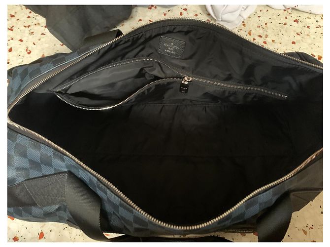 Polochon Louis Vuitton Matchpoint Cobalto Blu - vista 6
