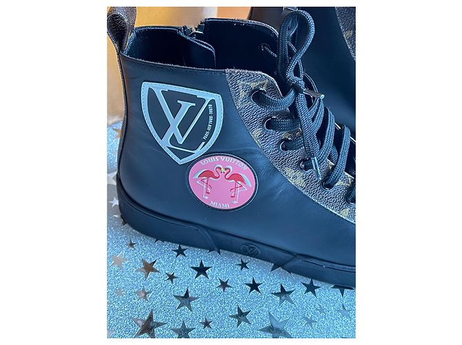 Louis Vuitton Sneakers alte Nero - vista 12