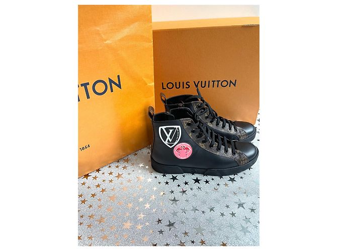 Louis Vuitton Sneakers alte Nero - vista 2
