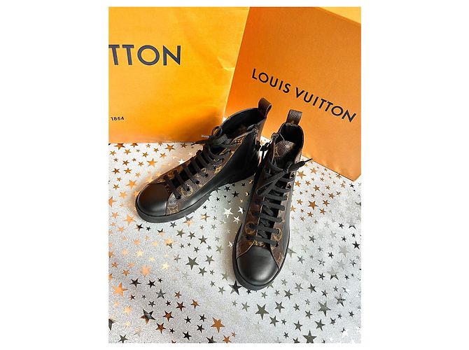 Louis Vuitton Sneakers alte Nero - vista 6