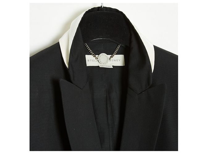 Stella Mc Cartney COLLETTO foderato NERO FR38 - vista 4