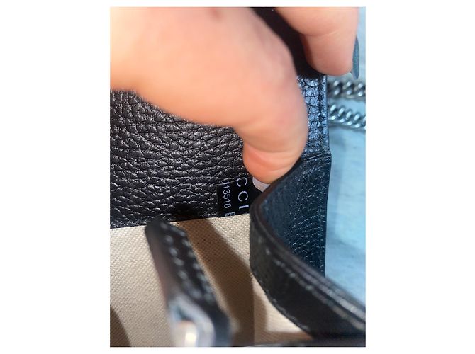 Borsa a mano Gucci Dionysus in pelle nera Nero - vista 4