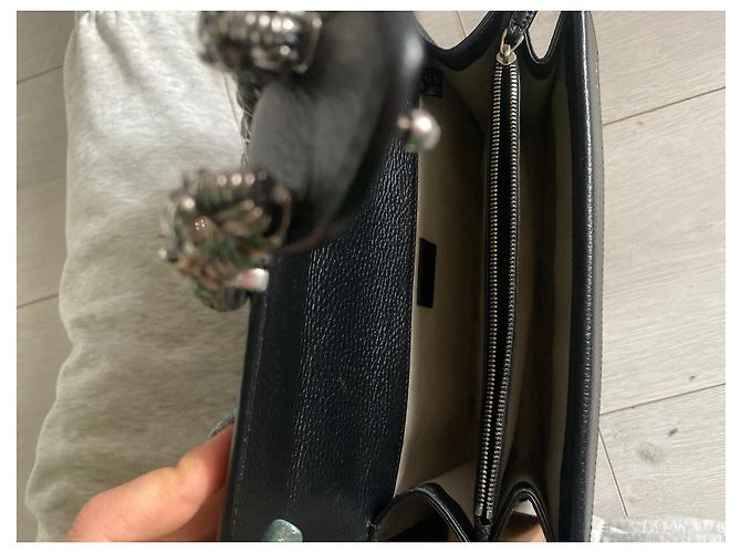 Borsa a mano Gucci Dionysus in pelle nera Nero - vista 5