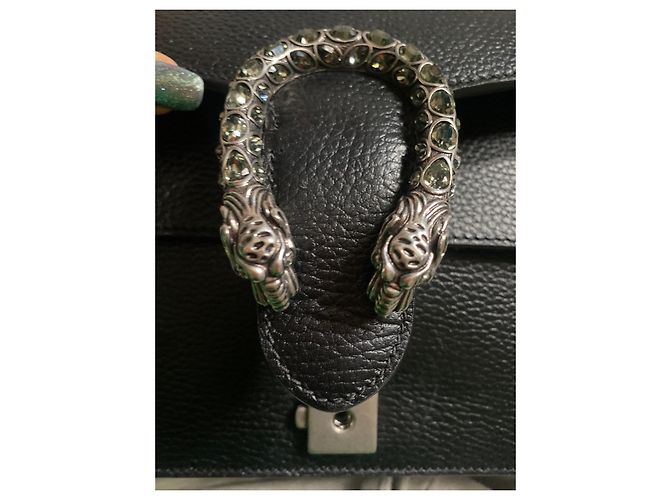 Borsa a mano Gucci Dionysus in pelle nera Nero - vista 6