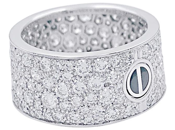 Love Anello di Cartier, "Amore", ORO BIANCO, Diamants. - vista 5