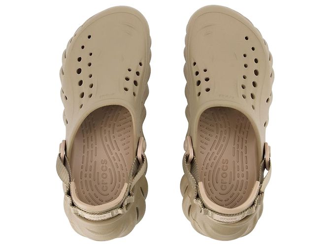 Autre Marque Echo Mules - Crocs - Khaki - Synthetic - view 4