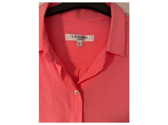 Camisa de seda Lk Bennett rosa - vista 3