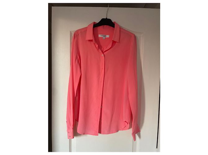 Camisa de seda Lk Bennett rosa - vista 9