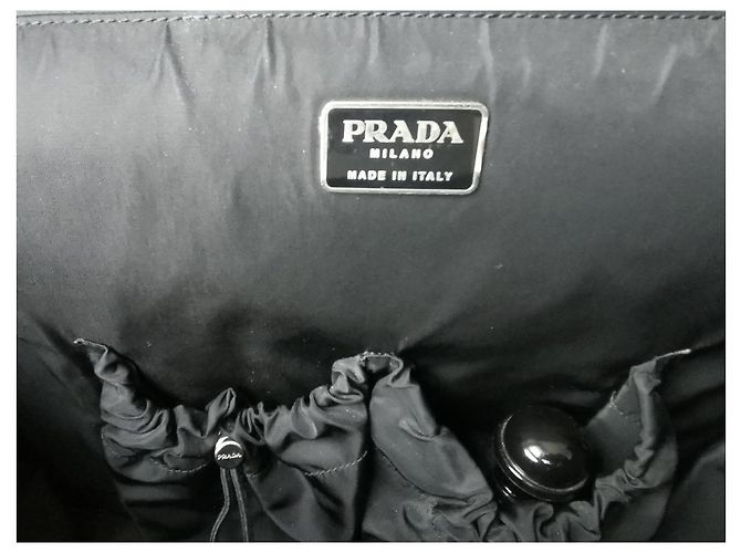 Sac Picnic Prada en Poil de Pony Noir Hazelnut Noisette - vue 3