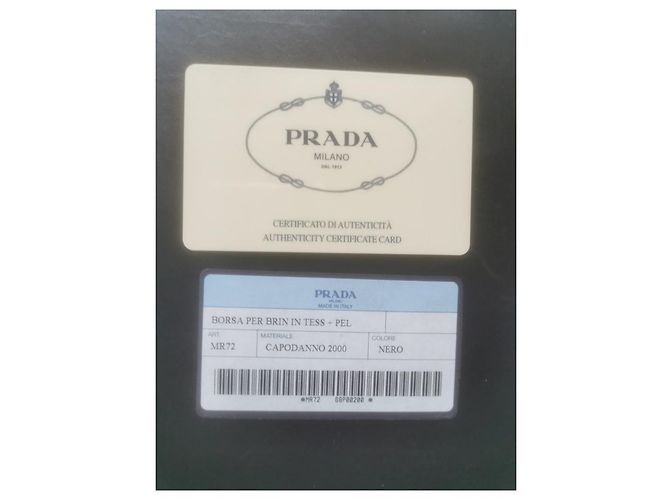 Sac Picnic Prada en Poil de Pony Noir Hazelnut Noisette - vue 4