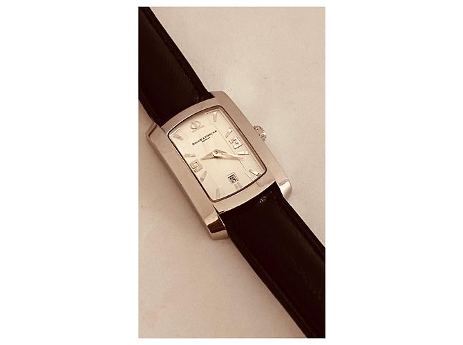 Baume & Mercier Hampton Uhr Stahl Weiß - Ansicht 2