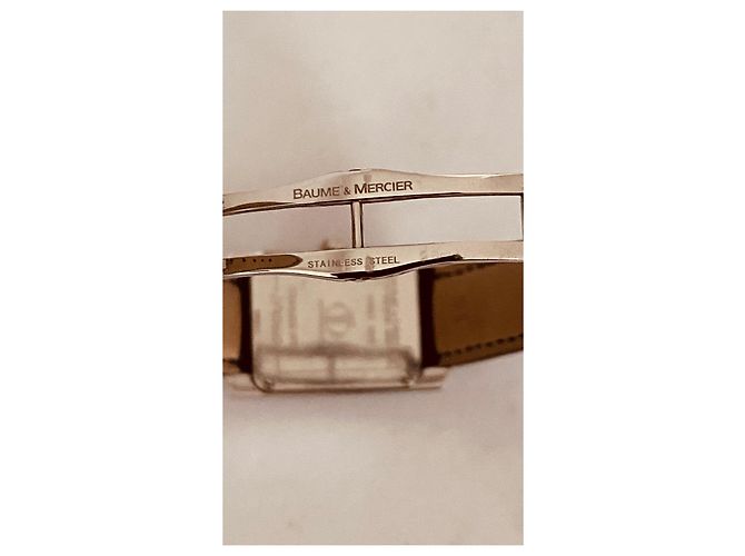 Baume & Mercier Hampton Uhr Stahl Weiß - Ansicht 5