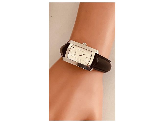 Baume & Mercier Hampton Uhr Stahl Weiß - Ansicht 8