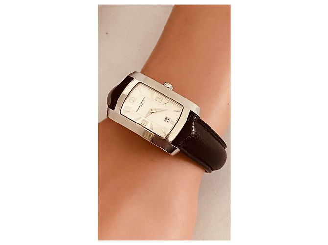 Baume & Mercier Hampton Uhr Stahl Weiß - Ansicht 9