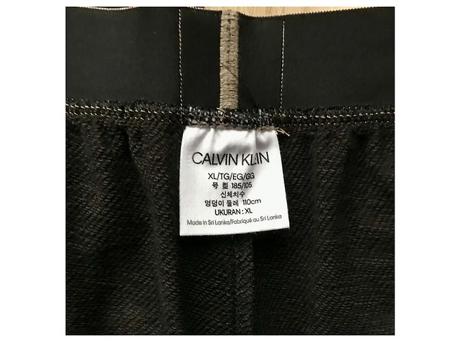 Pantaloni da jogging neri Calvin Klein XL Nero - vista 10