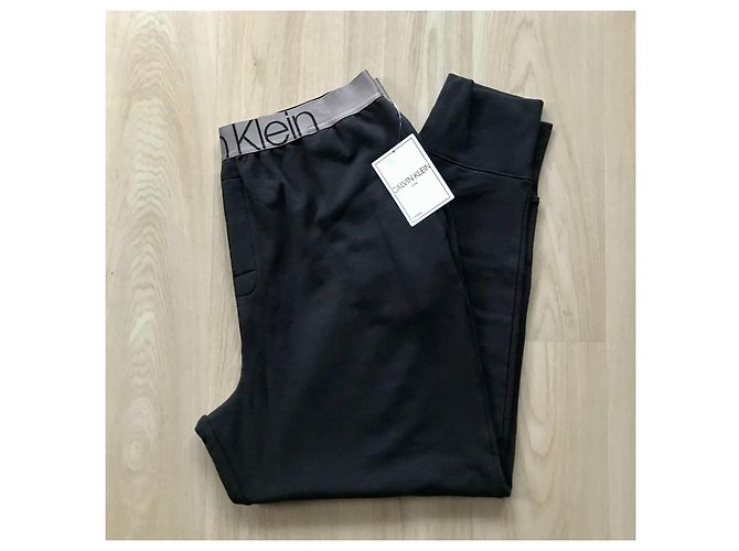 Pantaloni da jogging neri Calvin Klein XL Nero - vista 2