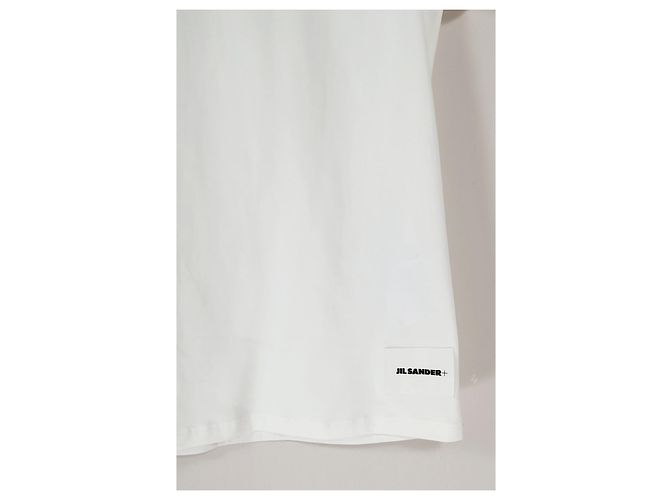 T-shirt Jil Sander bianca in cotone L Bianco - vista 2