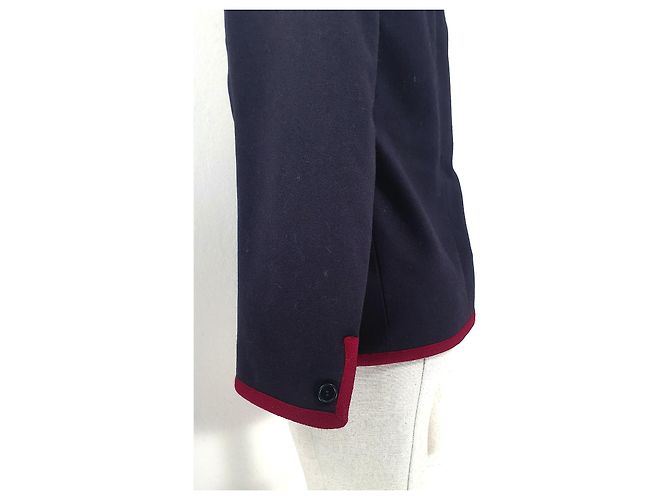 Yves Saint Laurent Blazer de lana azul oscuro M - vista 4