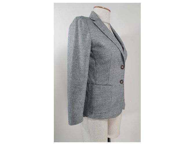 Max Mara Studio Wollblazer Grau - Ansicht 2