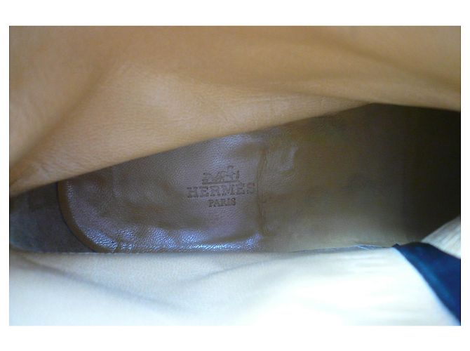 Hermès HERMES Bottines JERRY Cuir noir ottime condizioni T42 IT - vista 7