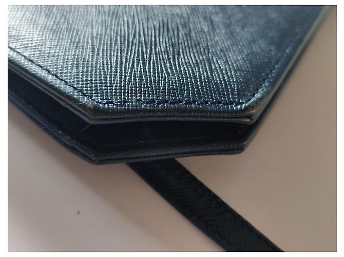 Borsa a tracolla Yves Saint Laurent blu navy - vista 14