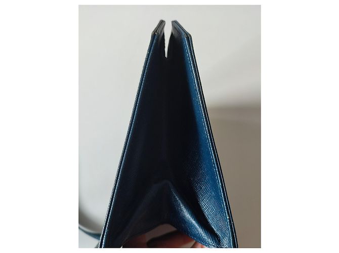Borsa a tracolla Yves Saint Laurent blu navy - vista 16