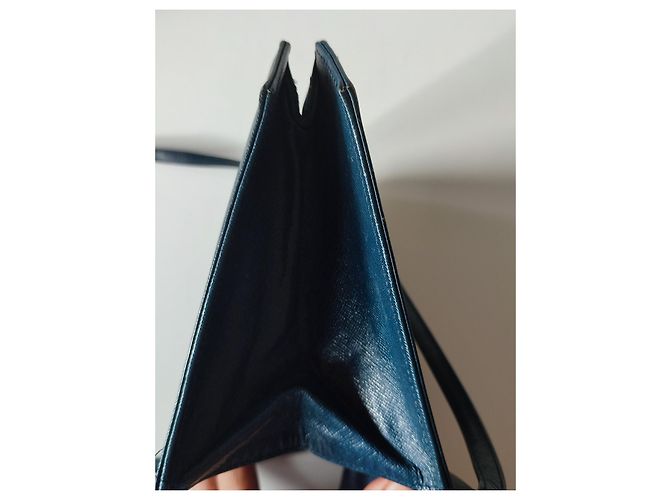 Borsa a tracolla Yves Saint Laurent blu navy - vista 17