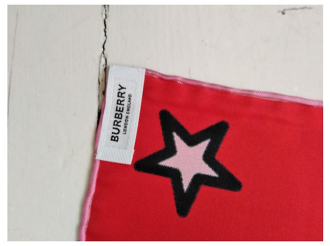 Burberry Seidentuch Rot - Ansicht 2