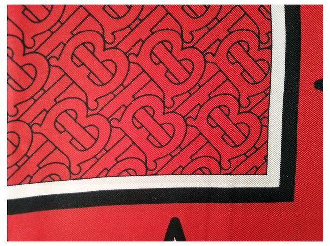 Burberry Seidentuch Rot - Ansicht 5