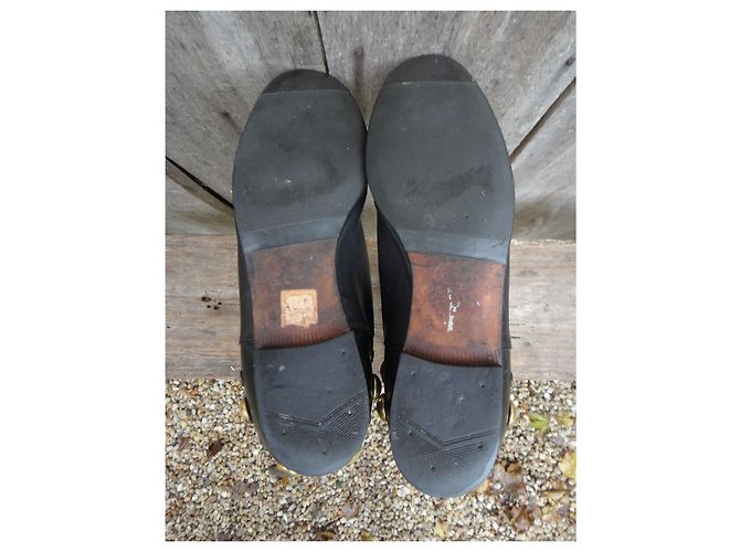 Botas Gucci de piel negra 38,5 FR 37,5 IT Negro - vista 4