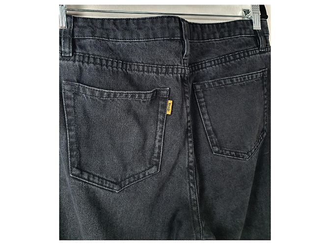 Jeans Rouje Gris Oscuro Algodón Talla 40 Gris antracita - vista 5