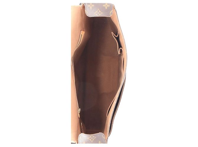 Louis Vuitton Monogram Abbesses Messenger Bag in tela marrone - vista 2
